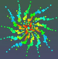 Phyllotaxis Audio Visualizer